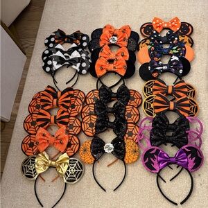 Bundle of 25 Halloween Themed Minnie Mouse Ear Headbands